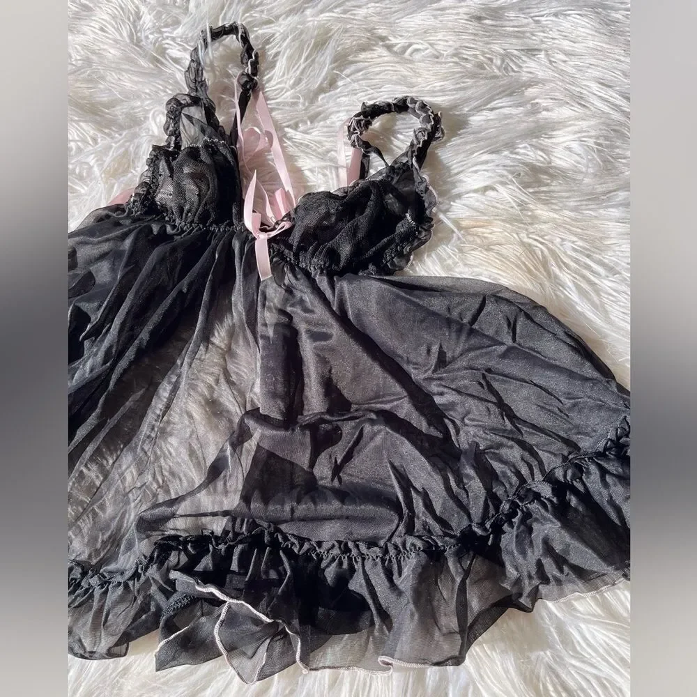 Victorias Secret 💫very sexy black teddy 💫medium
